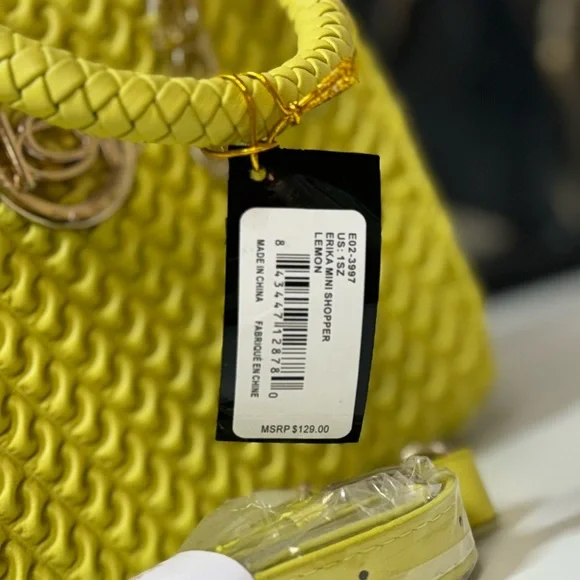 Bebe Erika Textured Vegan Leather Mini Shopper bag - Picture 7 of 10